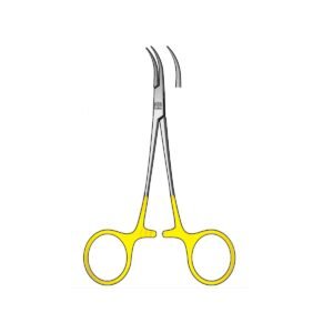 Pinza Hemostática Mosquito de Vasectomía Curva 12 cm