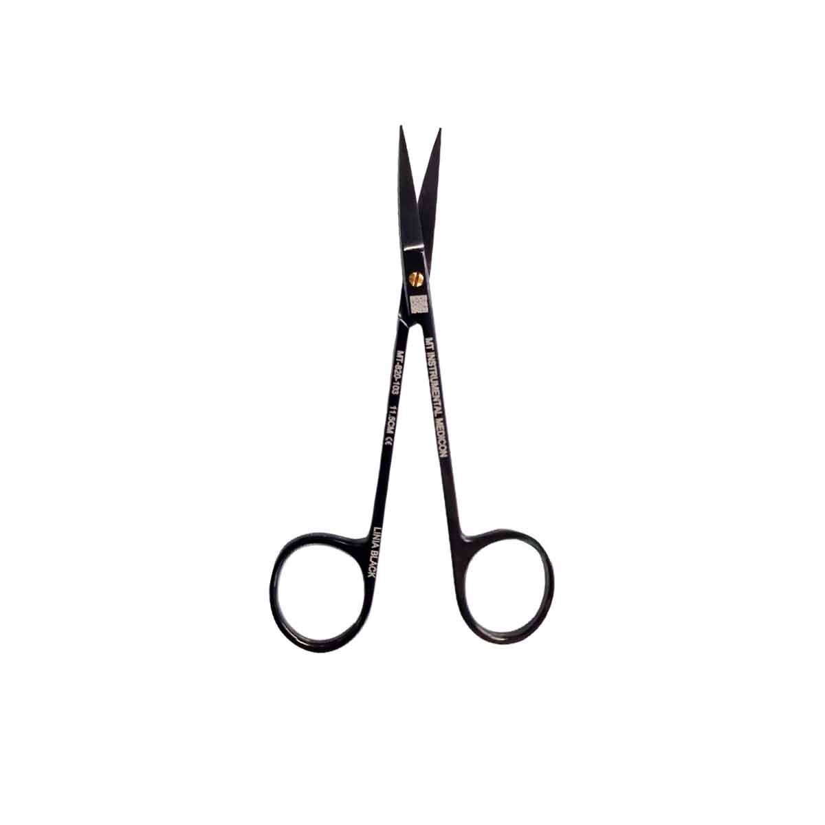Forbici Iris Curve 11,5 cm Black Line