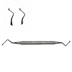 Curette chirurgica Lucas Black Line