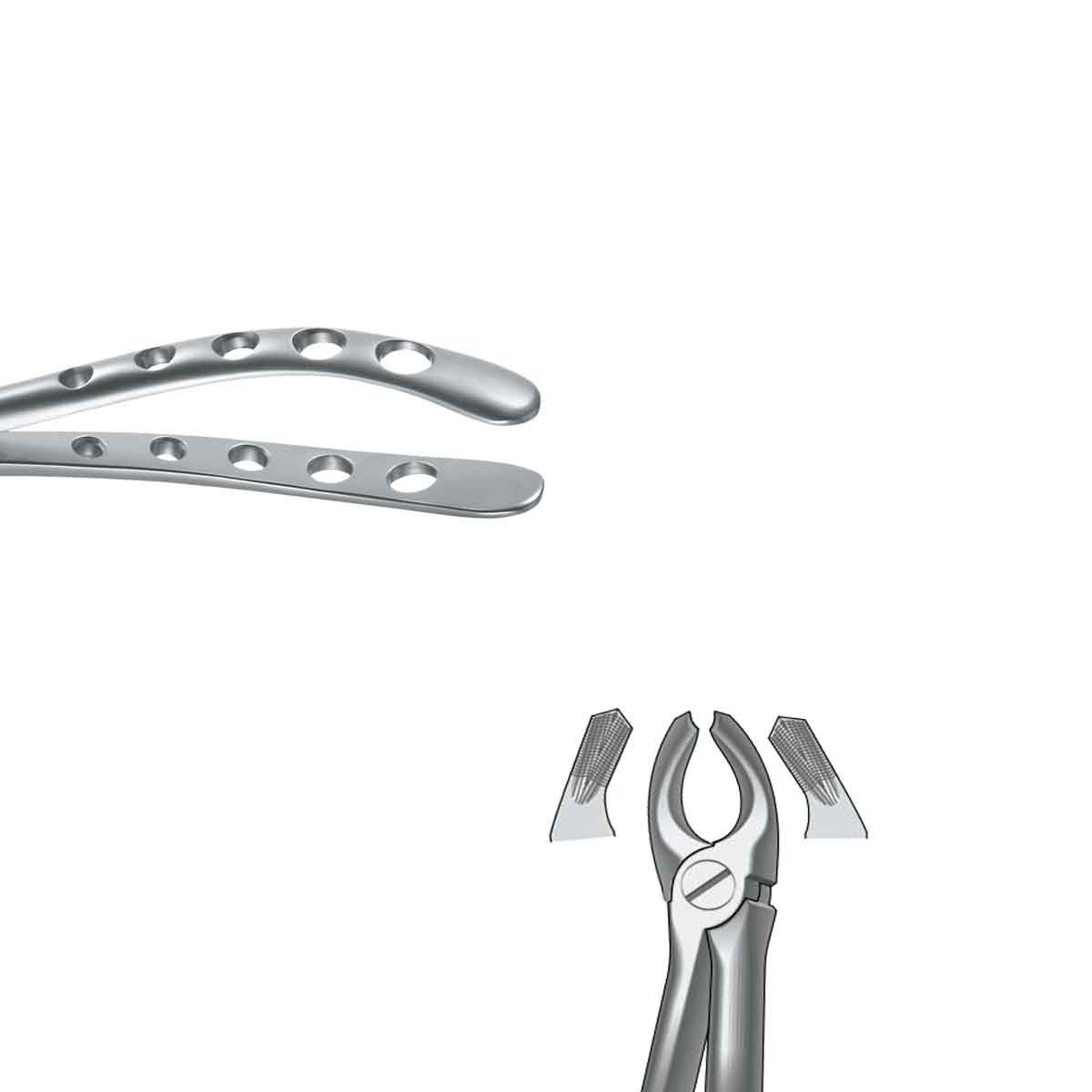 Pinza da estrazione per molari superiori sinistri Fig. 18 Black Line
