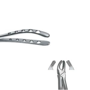 Pinza da estrazione per molari superiori destri Fig. 17
