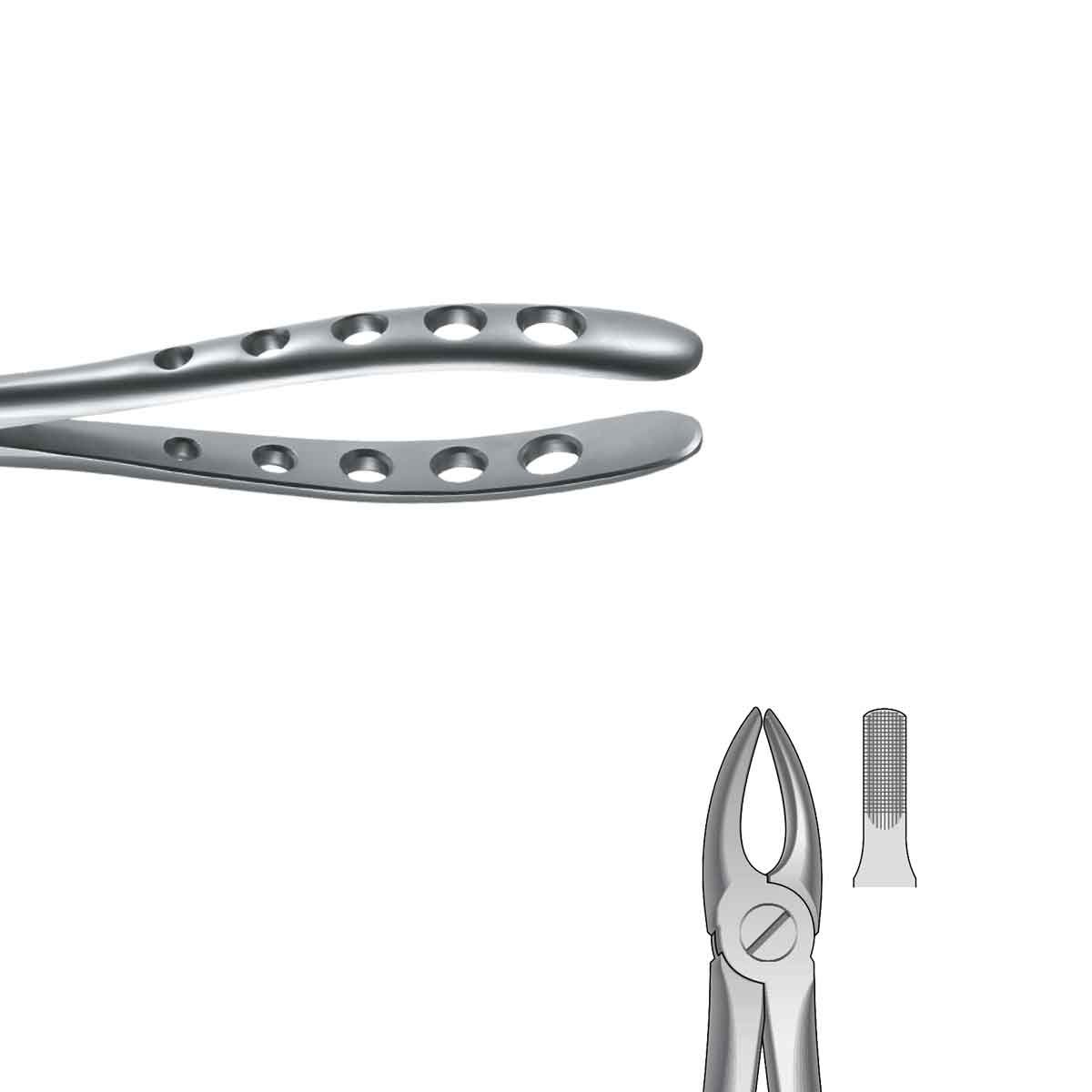 Pinza per incisivi superiori Fig. 1