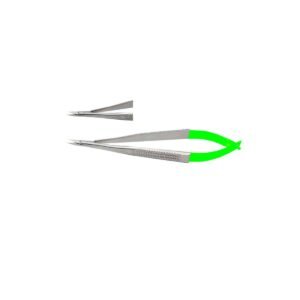 Forbice Castroviejo LiquidSteel tungsteno curva 18cm