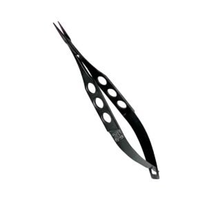 Micro Porta-aghi Castroviejo retto 10cm Black Line