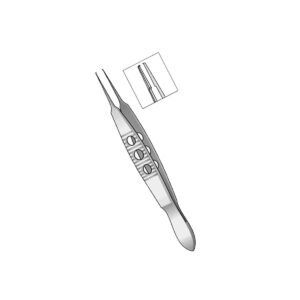 Pinza Pherson retta con Diente 8,5cm
