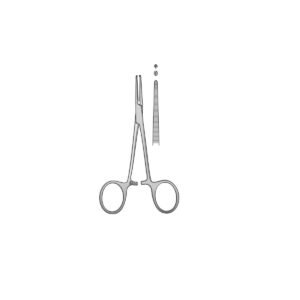 Pinza Kocher retta con dente 14 cm