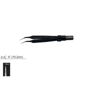 Pinza Bipolar McPherson angolata Antiadherente Conexión EU 10,2cm