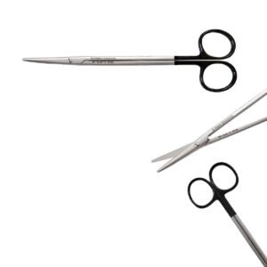 Forbice Metzenbaum Supercut curva Black Line 18cm