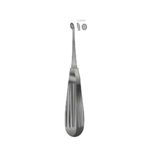 Cucchiaio tagliente Volkman 2,5 mm